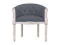 Chaise à manger Gris foncé Velours AAQG99424