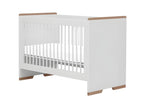 Lit bébé Artigeo Blanc et bois XITH38944