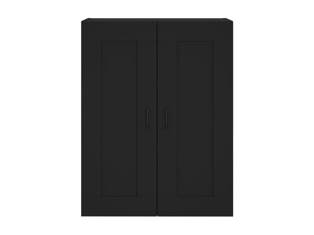 Buffet haut Noir 69,5x34x180 cm Bois d'ingénierie XXAQ21311