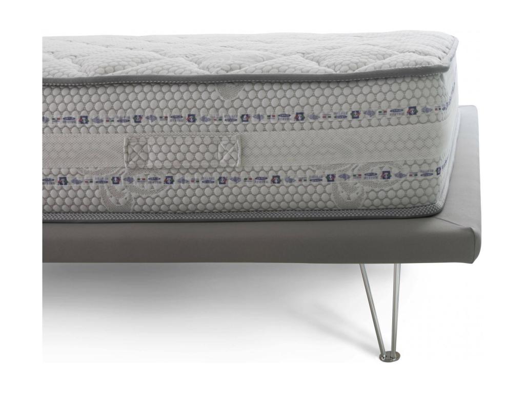 Matelas double Chezlova matelas à mémoire de forme et à ressorts ensachés Fabriqué en Italie anti-acariens et hypoallergénique 160x200h26 cm OSAJ48330