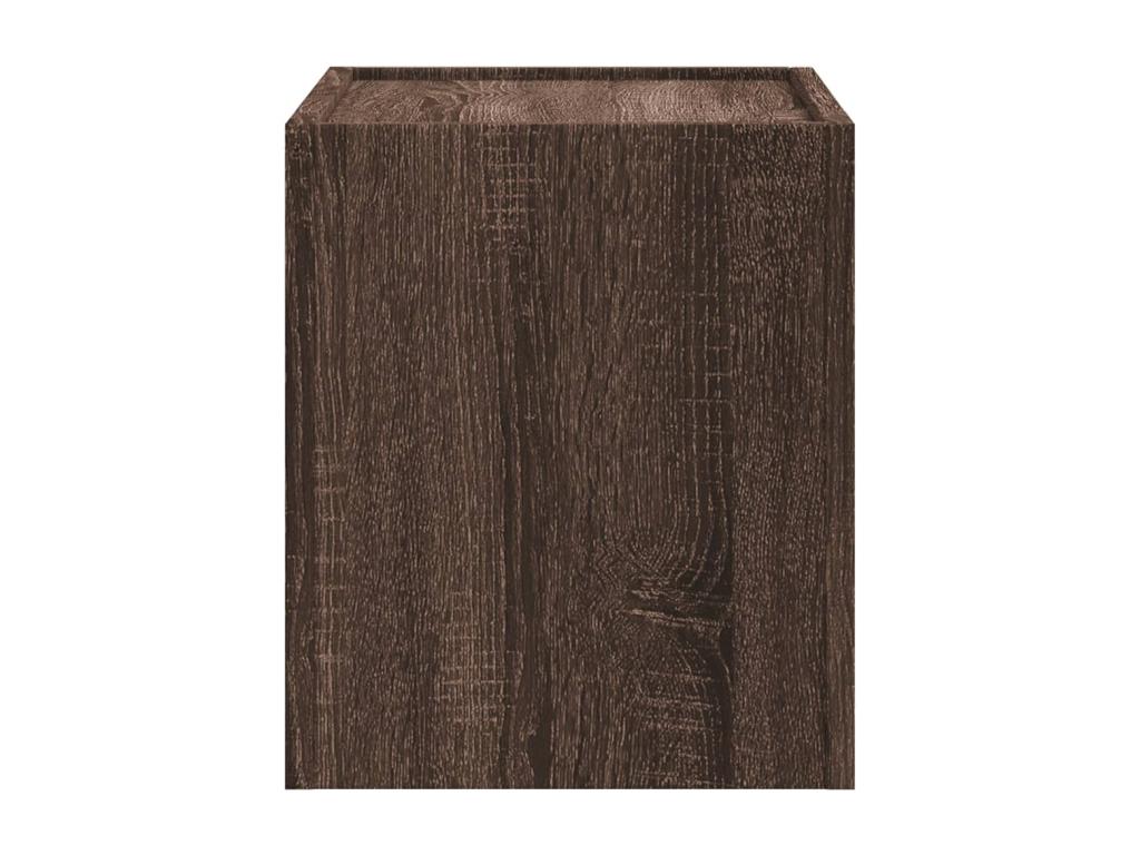 Artigeo Premium - Table de chevet murale chêne marron 45x30x35 cm TAXB52510