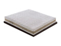 Matelas à mémoire de forme 3 canapés déhoussable 5 cm de mousse à mémoire de forme 7 zones de confort 100x190 cm TUAQ94149