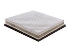 Matelas à mémoire de forme 3 canapés déhoussable 5 cm de mousse à mémoire de forme 7 zones de confort 100x190 cm TUAQ94149