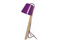 Lampe de bureau trépied bois violet60 cm. NEOF88942