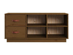Banc à chaussures Marron miel 100x34x45 Bois de pin massif Artigeo BXNK02611