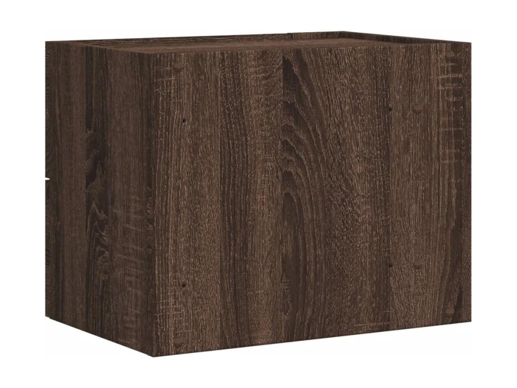 Artigeo Premium - Table de chevet murale chêne marron 45x30x35 cm TAXB52510