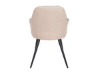 Lot de 2 Fauteuils Design Artigeo 81cm Beige/Gris OOCT32387