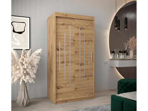 ARMOIRE Chezlova À PORTES COULISSANTES 200/100/62 2 Portes Chezlova DLAW75314