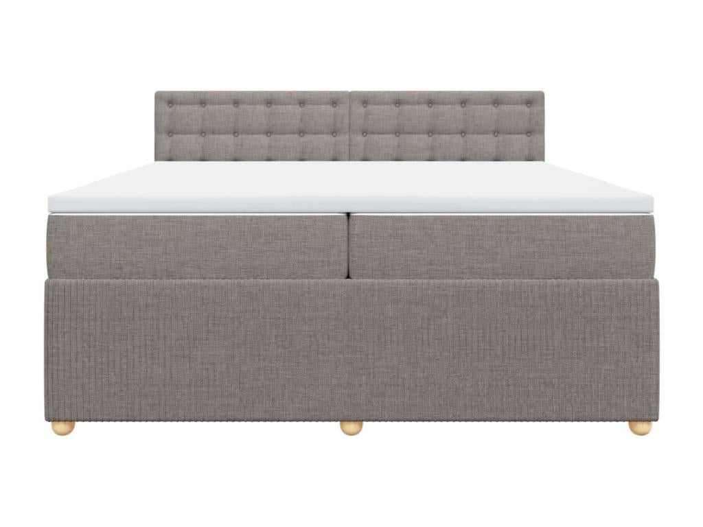 Sommier à Artigeo de lit avec matelas Artigeo 200x200 cm Tissu TDLI51557