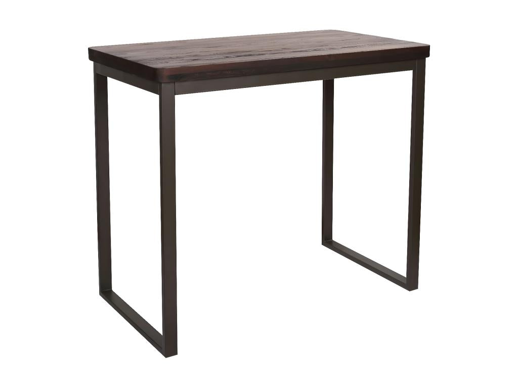 Chezlova - Mange debout en acier et bois massif foncé GFDP08052