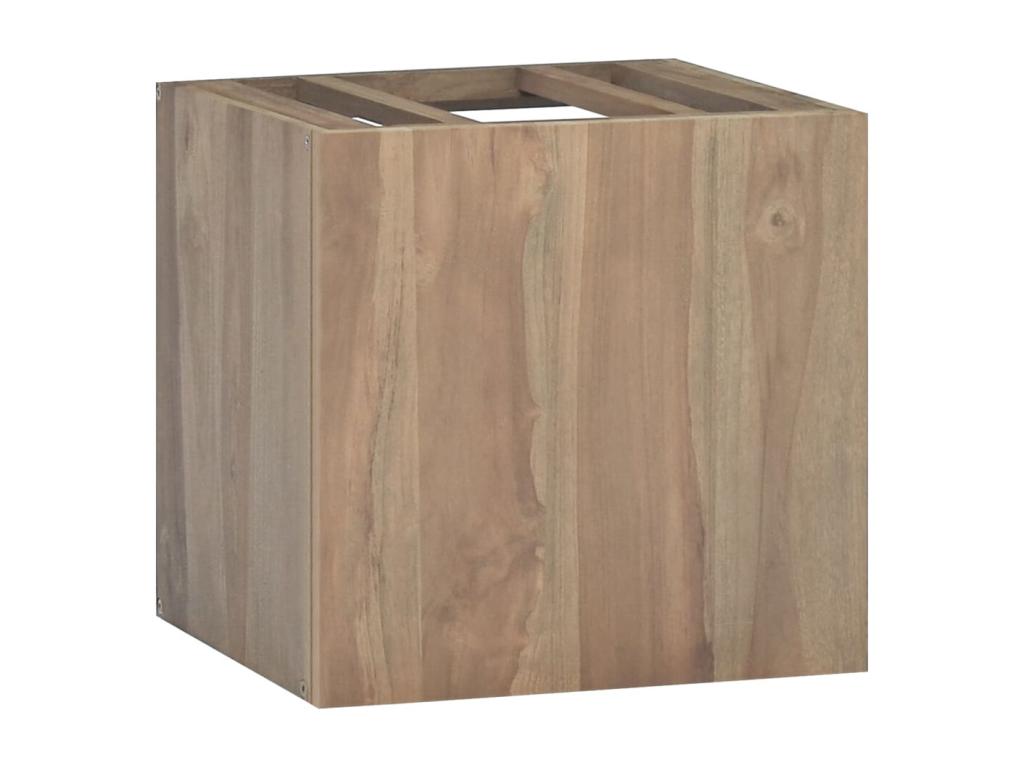 Armoire murale de salle de bain 46x25,5x40 cm Bois teck massif JWVL33154