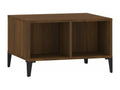 Table basse Chêne marron 60x50x36,5 cm Bois d'ingénierie XLDE05950