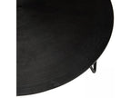 Chezlova - Table basse ronde 75x75cm aluminium noir pieds épingles métal noir CXMP49157