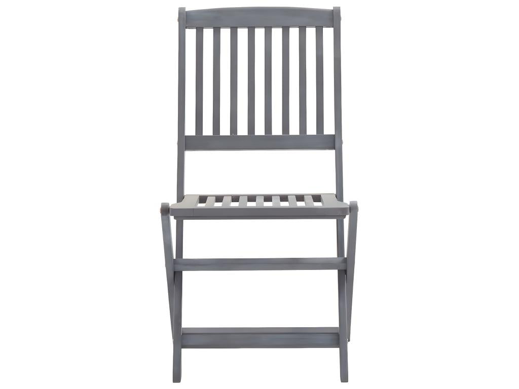 Chaises pliables d'extérieur lot de 2 et coussins Bois d'Artigeo HXRW42129