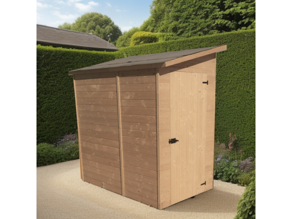 ABP4-Abri mural Epicéa panneaux 16mm 1,30x2,20m 2,30m² JQAG00664