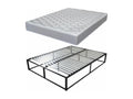 Sommier démontable surélevé KIT27 Matelas Artigeo - 40 Artigeo bois - Gain de place TYHN62406