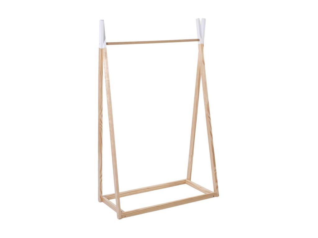 Penderie pour Enfant en Pin Rêve 126cm Naturel UNBL10808