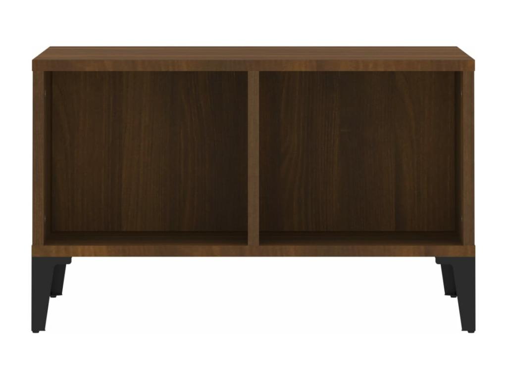 Table basse Chêne marron 60x50x36,5 cm Bois d'ingénierie XLDE05950