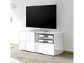 Meuble TV petit 1 porte et 1 tiroir L121 cm - Dama QGBQ42033
