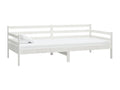 Lit avec matelas 90x200 Blanc Bois de pin massif 10 XOQN07899