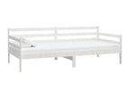 Lit avec matelas 90x200 Blanc Bois de pin massif 10 XOQN07899
