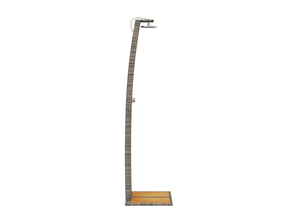 Artigeo Premium - Douche d'extérieur gris 55x60x224 cm résine tressée bois Artigeo TCLK95998