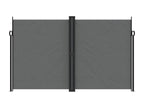 Auvent latéral rétractable anthracite 200x600 cm TRBK19325