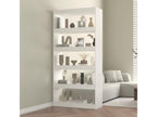 Bibliothèque/Séparateur de pièce Blanc 80x30x167.4cm Pin solide VLSA08338