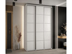 ARMOIRE Artigeo 4 À PORTES COULISSANTES 235.2/150/45 3 portes Blanc/Blanc/Argent RVEK26541