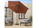 Parasol droit rond 300cm - Chezlova - mât central en aluminium orientable et Chezlova d'ouverture ETIN06284