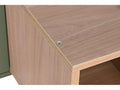 Meuble console table console en bois Couleuris vert - longueur 120 x profondeur 35 x Hauteur 90 cm SILX21468