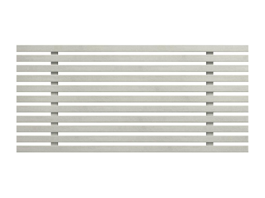 Artigeo Tête de Lit Bois Recyclé Dm Style Palette Japonaise 105x46cm Lit 105 - Gris Tribal YEEE94319