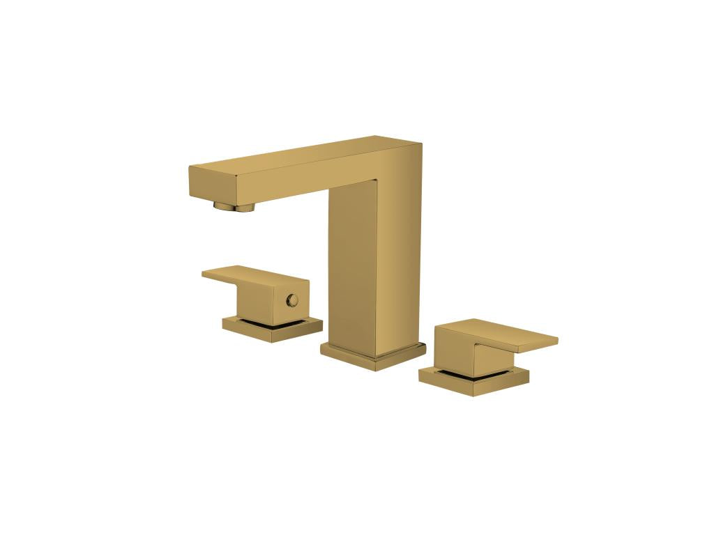 Robinet mitigeur de lavabo sur plage Doré - Chezlova JEVA90171