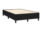 Sommier à Chezlova de lit avec matelas Noir 120x200 cm Tissu SXQE81949