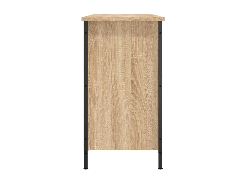 Meuble TV chêne Artigeo 100x35x65 cm bois d'ingénierie ZHGC08537