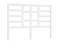 Tête de lit Blanc 126x4x104 cm Bois massif de pin FFGB85662