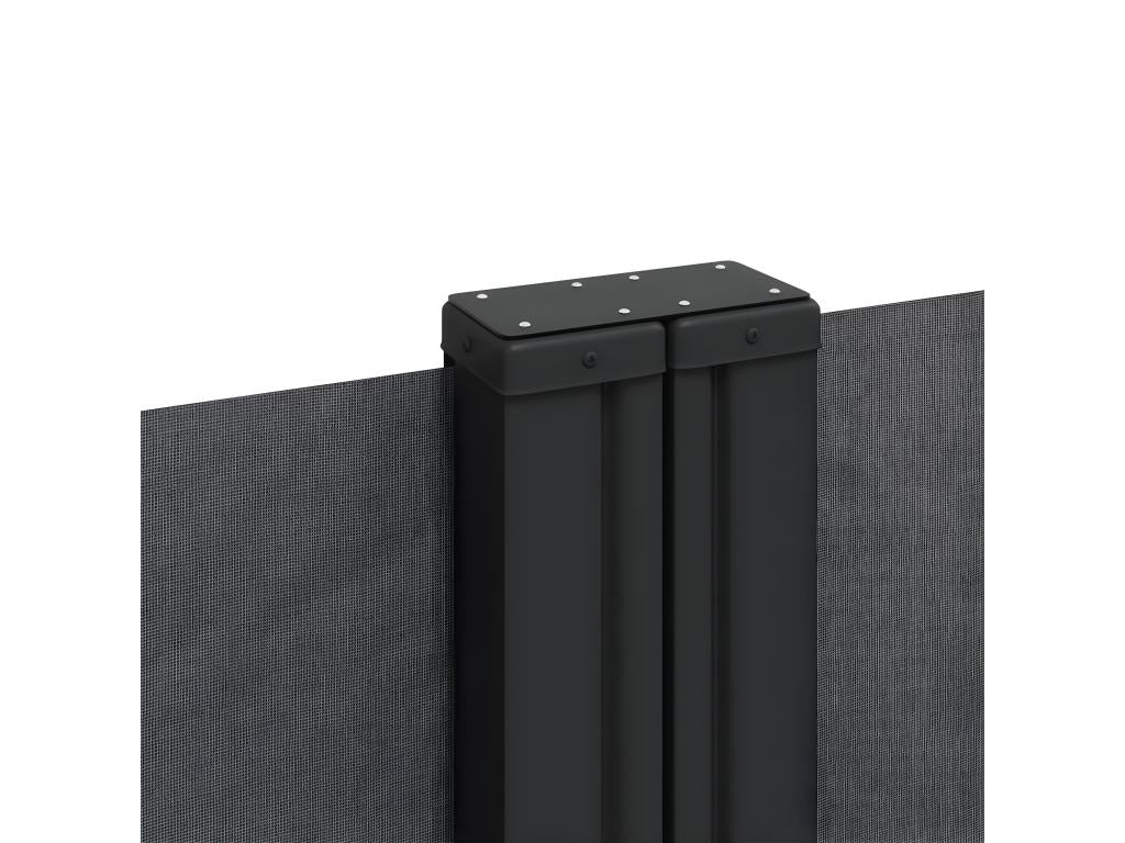 Auvent latéral rétractable anthracite 200x600 cm TRBK19325