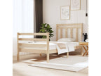 Cadre de lit Bois massif 90x190 cm Simple CYVN95043