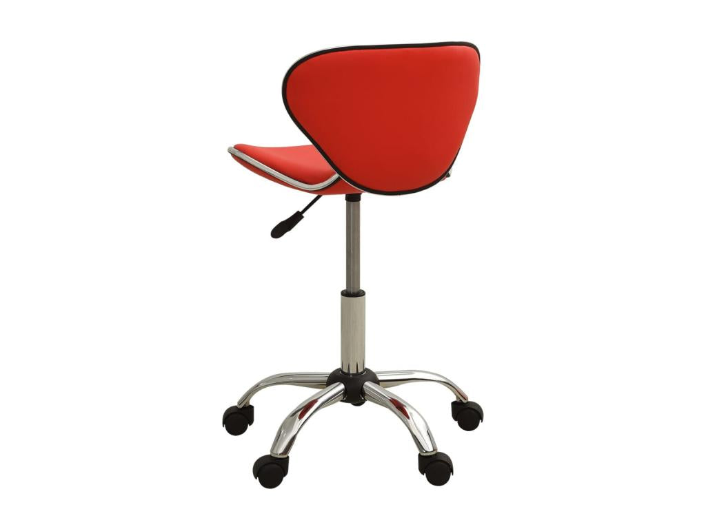 Chaise de bureau Rouge Similicuir TCRJ15363