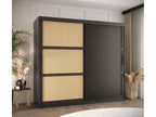 ARMOIRE Chezlova 3 À PORTES COULISSANTES 200/200/62 2 Portes negro ATKT75299