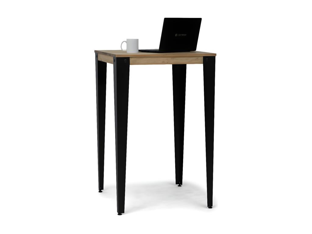 Table Mange debout Artigeo 80x80x110cm Anthracite-Vieilli Meuble Artigeo WJTH08691