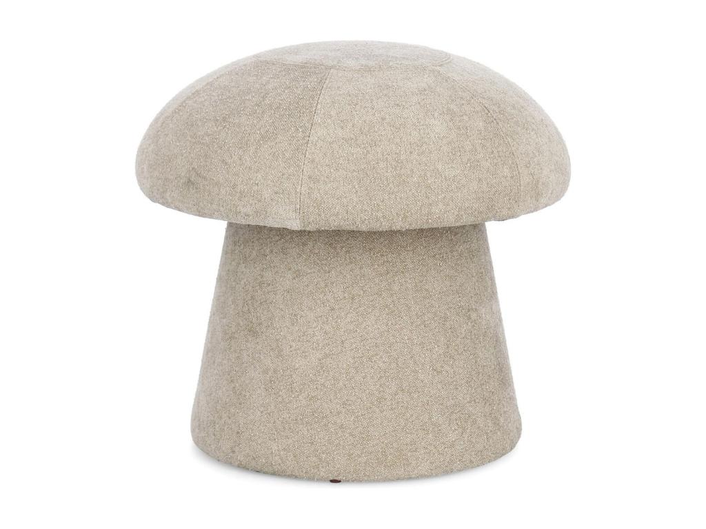 Pouf rond en tissu avec rangement D45 - Artigeo NGHV02283