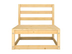 Salon de jardin 8 pcs avec coussins Bois de pin massif XHUL97686