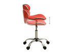 Chaise de bureau Rouge Similicuir TCRJ15363