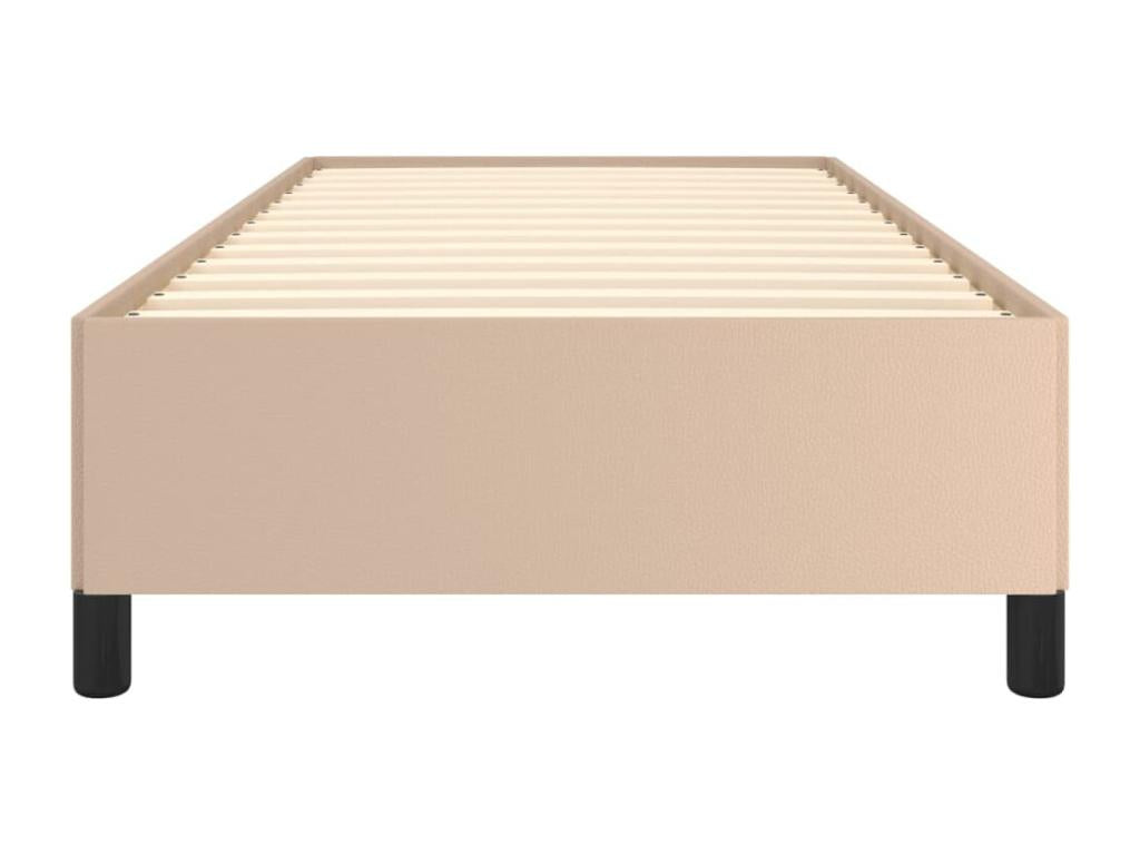 Cadre de lit sans matelas cappuccino 90x200 cm similicuir CILN27746