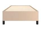 Cadre de lit sans matelas cappuccino 90x200 cm similicuir CILN27746
