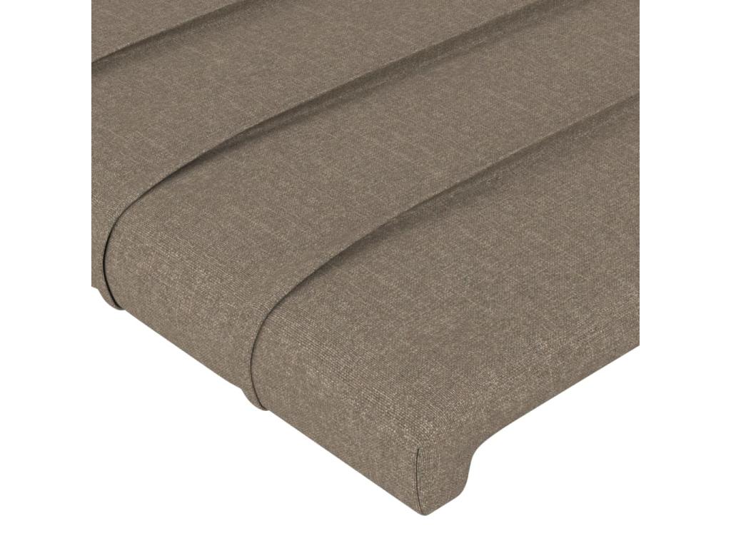 Tête de lit à LED Chezlova 90x5x118/128 cm Tissu JDUP83901