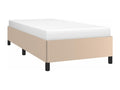 Cadre de lit sans matelas cappuccino 90x200 cm similicuir CILN27746