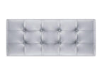 Chezlova Tête de Lit en Similicuir Capitonnée 150x60cm Lit 150 - Argent TWRD81858