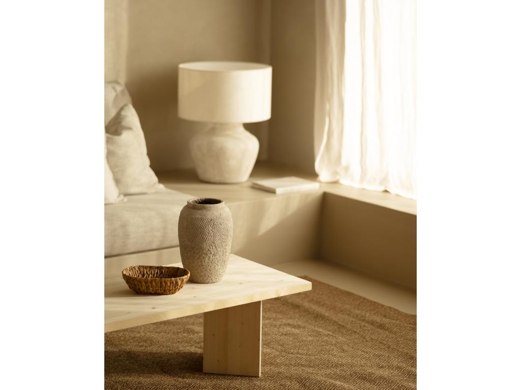 Table basse en bois de sapin en naturel 120x50cm - Chezlova ASYC78577